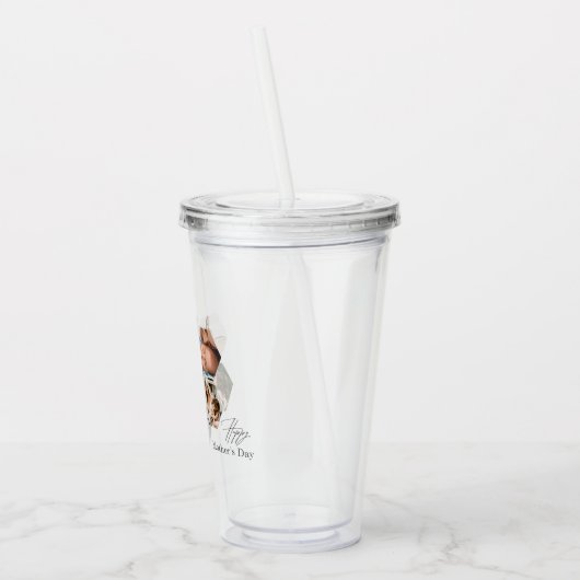 Moederdag Cadeau Gepersonaliseerde MOMMY Fotocolla Acryl Drinkbeker (Links)