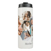 Moederdag Cadeau Gepersonaliseerde MOMMY Fotocolla Thermosbeker (Voorkant)