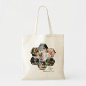 Moederdag Cadeau Gepersonaliseerde MOMMY Fotocolla Tote Bag (Voorkant)