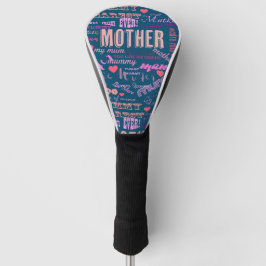Moederdag Cadeau Golf Headcover Patroon Ontwerp