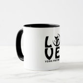 | Moederdag Cadeau  Houd van je moeder Mok (Voorkant links)