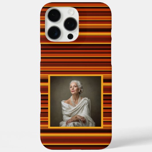 Moederdag cadeau-ideeën met streeppatroon Case-Mate iPhone case (Achterkant)