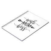 Moederdag cadeau ideeën vrouw mam baas notitieboek (Linkerzijde)