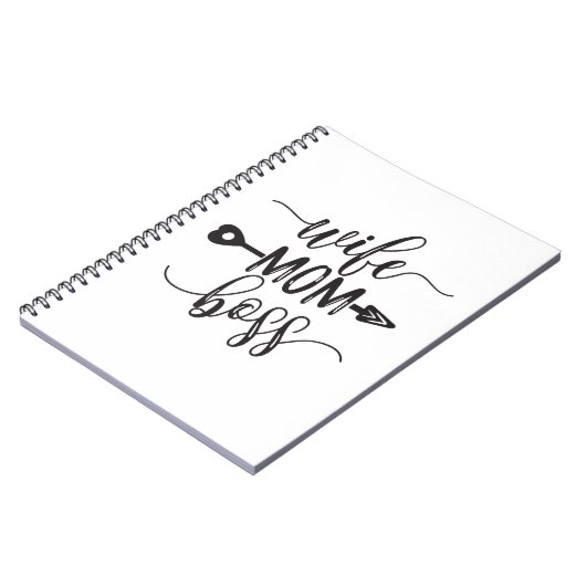 Moederdag cadeau ideeën vrouw mam baas notitieboek (Linkerzijde)