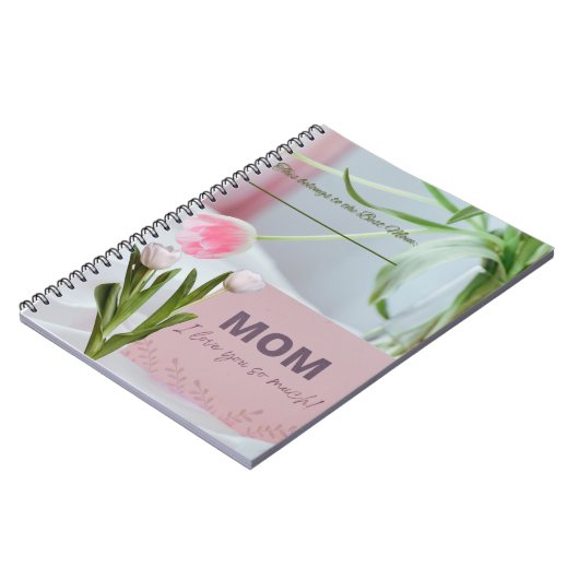 Moederdag cadeau Ik hou van je mama Notitieboek (Linkerzijde)