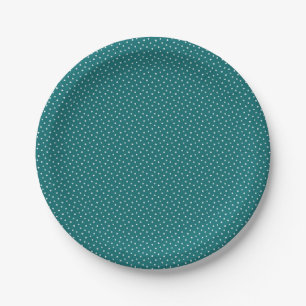 Moederdag Cadeau Kleine Madeliefjes Op Teal Papieren Bordje