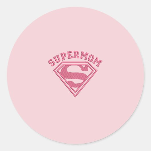 Moederdag Cadeau - Kussen Ronde Sticker (Voorkant)