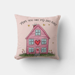 Moederdag cadeau - "Mam, je bent mijn veilige plek Kussen