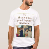 Moederdag Cadeau – Meer dan Geliefd Tee T-shirt (Voorkant)