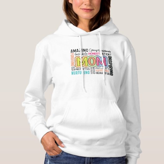 Moederdag-cadeau met hoodie Inspirerend (Voorkant)