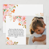 Moederdag cadeau met liefdevolle boodschap feestdagenkaart (Voorkant / Achterkant)