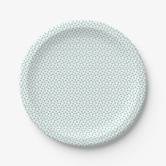 Moederdag cadeau | Mint Daisies Papieren Bordje (Voorkant)