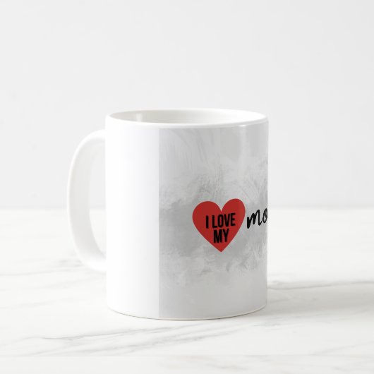 Moederdag cadeau mok  (Voorkant links)