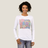 Moederdag cadeau. Patchwork Tri-Blend Shirt (Voorkant)