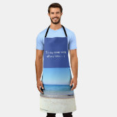 Moederdag cadeau schort (Gedragen)