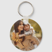 Moederdag cadeau Sleutelhanger, Gepersonaliseerd c Sleutelhanger (Voorkant)