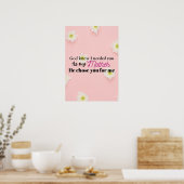 Moederdag cadeau voor christelijke moeder, geschen poster (Keuken)