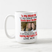 Moederdag cadeau voor dochter van mama koffiemok (Links)