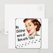 Moederdag Cadeau- voor Dog Moms Briefkaart (Voorkant / Achterkant)