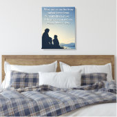 Moederdag cadeau voor mama liefde quote canvas afdruk (Insitu (Slaapkamer))
