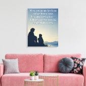 Moederdag cadeau voor mama liefde quote canvas afdruk (Insitu (Woonkamer))