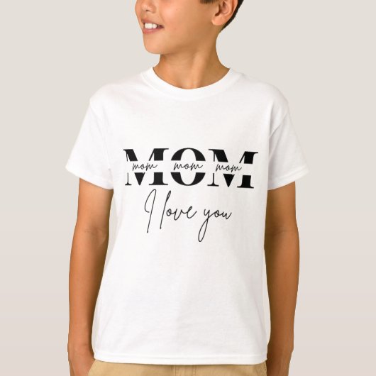 Moederdag cadeau voor mama | Stijlvol en oprecht T-shirt (Voorkant)