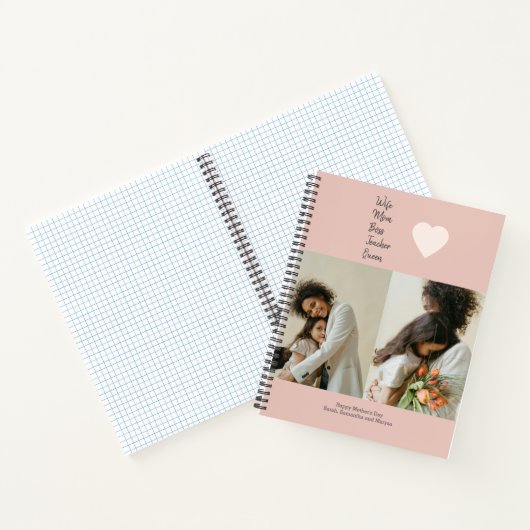 Moederdag cadeau voor moeder, baas, leraar - notitieboek (Binnen)