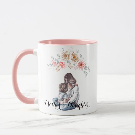 Moederdag cadeau voor moeder, gepersonaliseerde mo mok (Links)