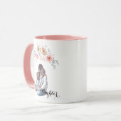 Moederdag cadeau voor moeder, gepersonaliseerde mo mok (Voorkant links)