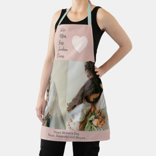 Moederdag cadeau voor moeder, vrouw, baas, leraar  schort (Insitu)