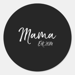 Moederdag cadeau voor moeders schattige mama onder ronde sticker