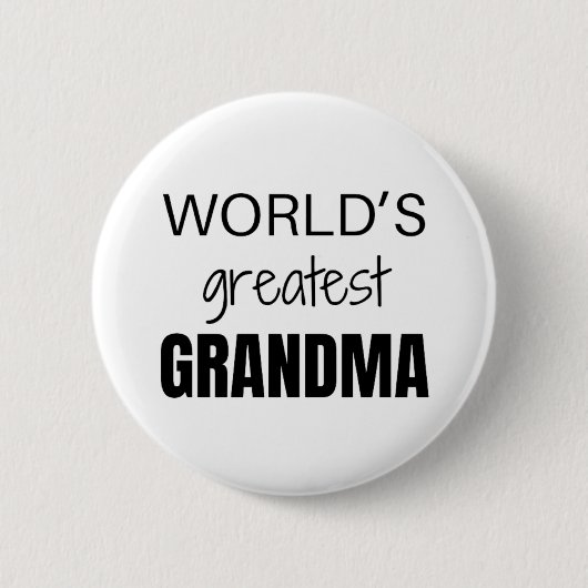 Moederdag cadeau voor oma ronde Button (Voorkant)