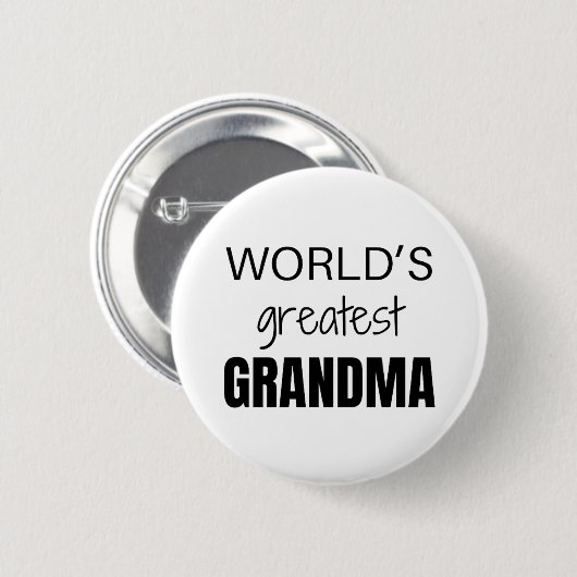 Moederdag cadeau voor oma ronde Button (Voorkant /achterkant)