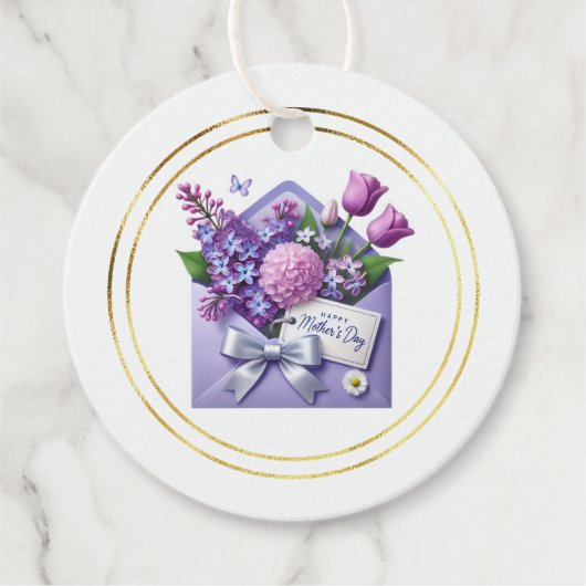 Moederdag Cadeaubijschrift Bedankjes Labels (Voorkant)