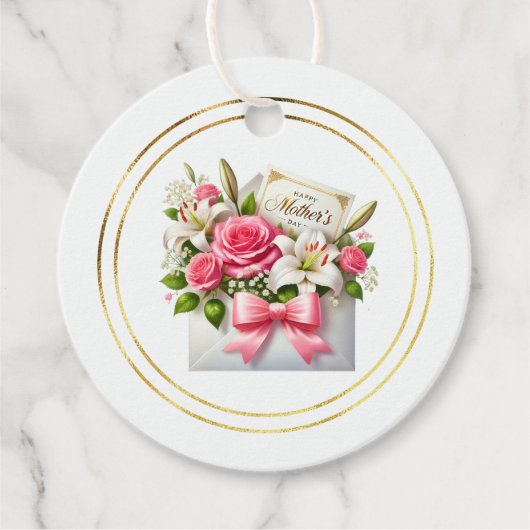Moederdag Cadeaubijsluiter Bedankjes Labels (Voorkant)