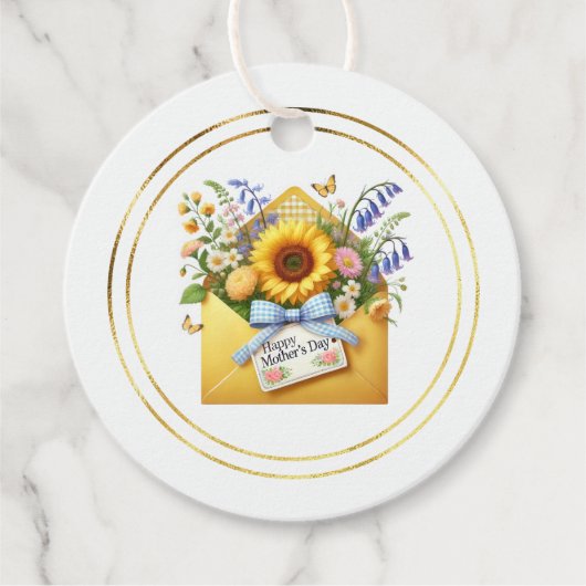 Moederdag Cadeaubijsluiter Bedankjes Labels (Voorkant)