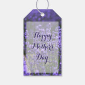 Moederdag cadeaubijsluiters Paarse Lavendel Cadeaulabel (Voorkant)