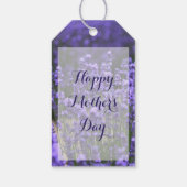 Moederdag cadeaubijsluiters Paarse Lavendel Cadeaulabel (Achterkant)