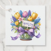 Moederdag cadeaukaart bedankjes labels (Voorkant)