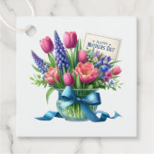 Moederdag cadeaukaart bedankjes labels (Voorkant)