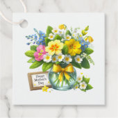 Moederdag cadeaukaart bedankjes labels (Voorkant)