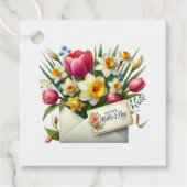 Moederdag cadeaukaart bedankjes labels (Voorkant)