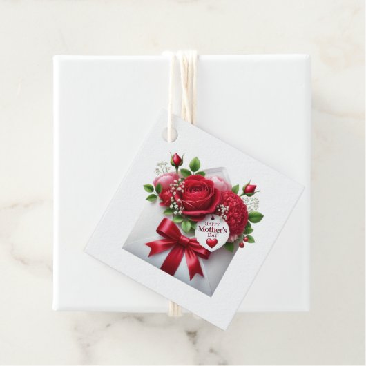 Moederdag cadeaukaart bedankjes labels (In situ)