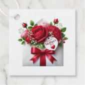 Moederdag cadeaukaart bedankjes labels (Voorkant)