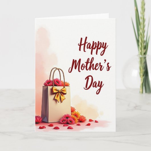 Moederdag cadeaukaart Blossom Kaart (Voorkant)