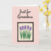 Moederdag cadeaukaart kaart (Gele Bloem)