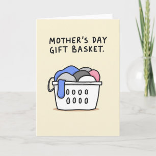 Moederdag cadeaukaart Wasmachine Kaart