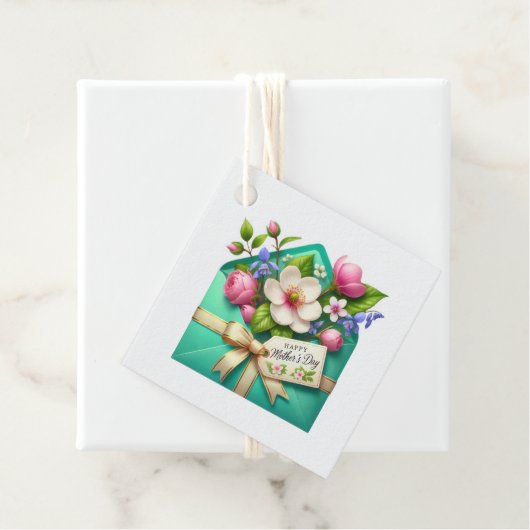 Moederdag cadeaukaartje bedankjes labels (In situ)