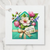 Moederdag cadeaukaartje bedankjes labels (Voorkant)