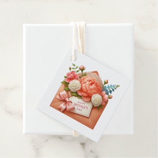 Moederdag cadeaukaartje bedankjes labels (In situ)